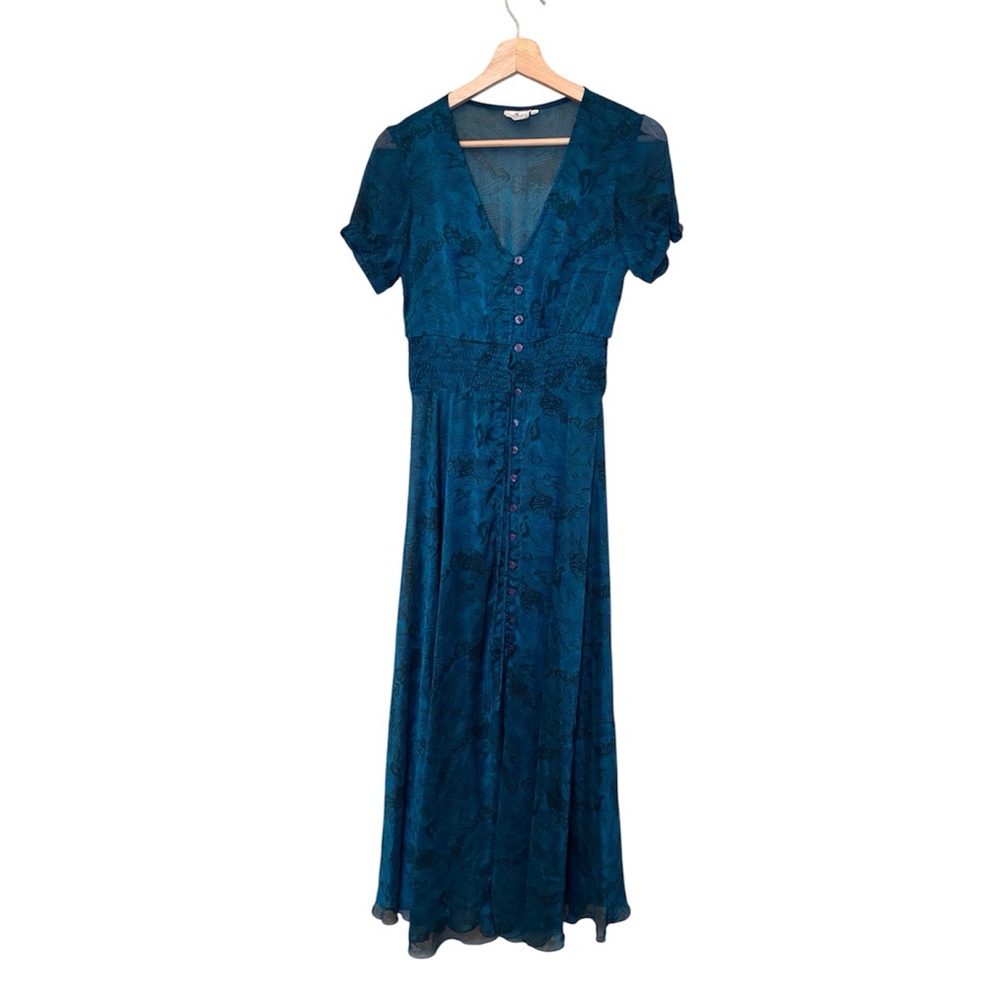 Green/Blue Maxi Dress‎